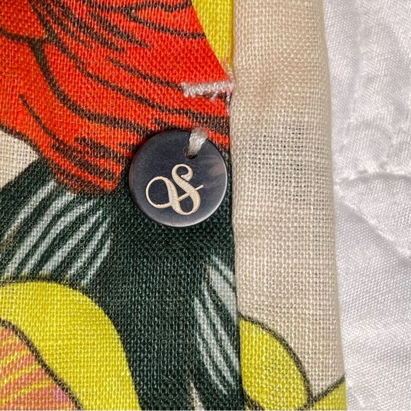 Scotch & Soda Girls R’Belle Linen High Rise Ruffle Shorts Size 10 Like New - Picture 4 of 14